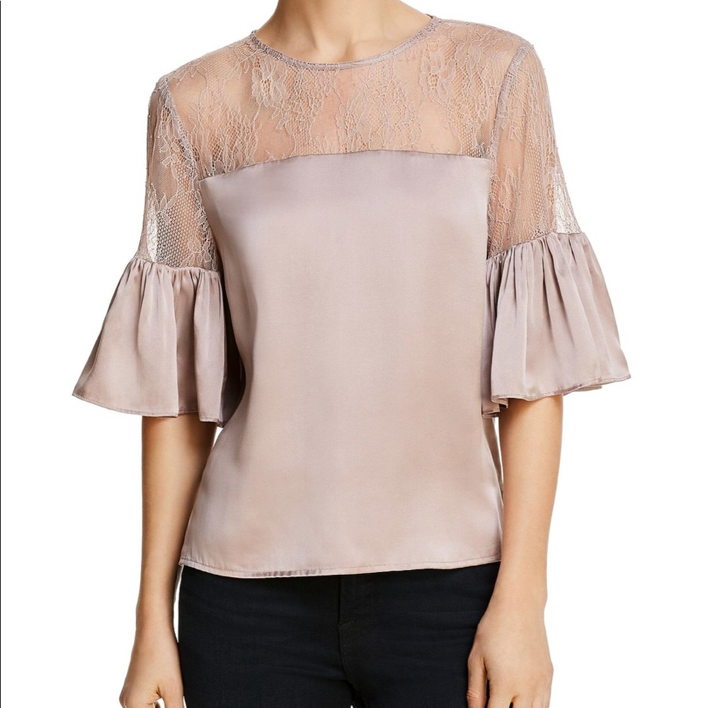 Shauna Lace-detail top